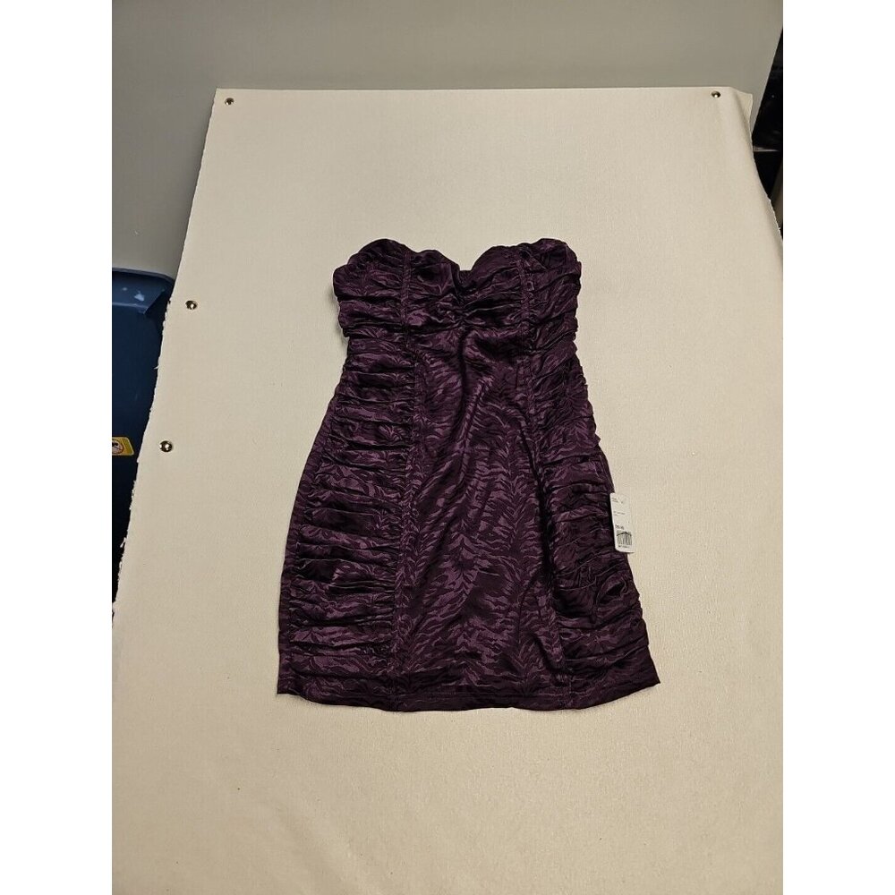 FOREVER 21 Juniors Womens Large Purple Slinky Bodycon Sleeveless Side Zip  NWT‎